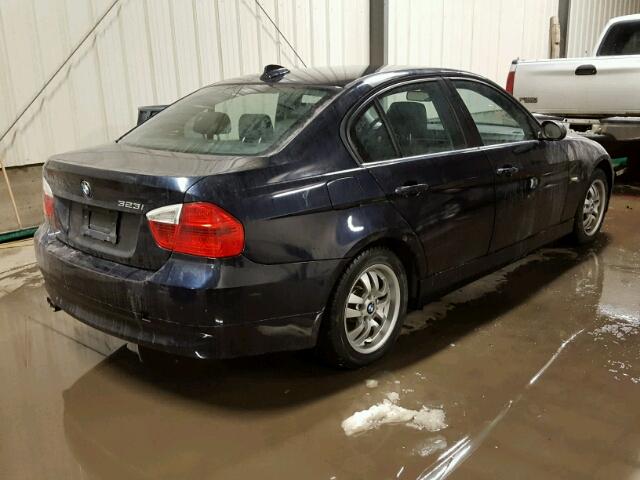 WBAVH13507KR82054 - 2007 BMW 323 I BLUE photo 4