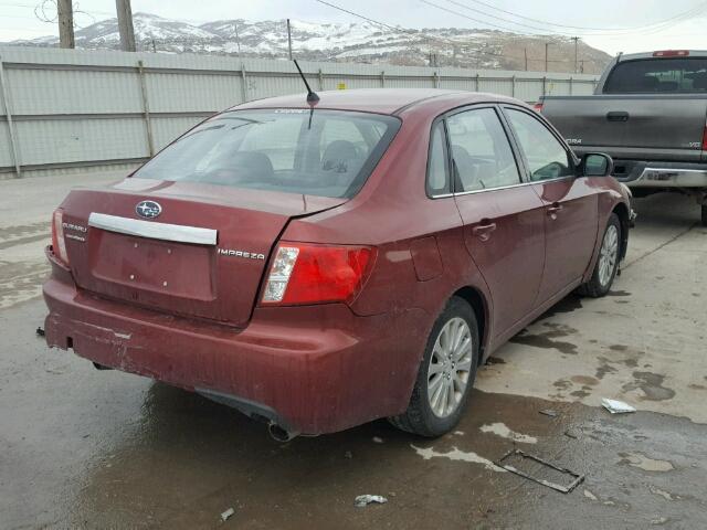 JF1GE6B65AH502998 - 2010 SUBARU IMPREZA 2. BURGUNDY photo 4