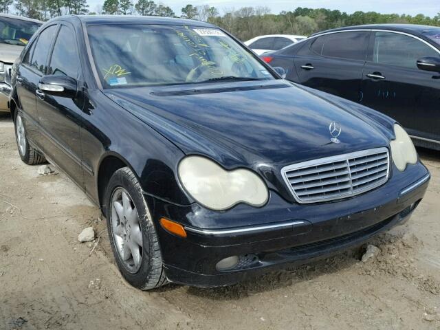 WDBRF61J23F355557 - 2003 MERCEDES-BENZ C 240 BLACK photo 1