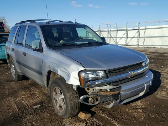 1GNDT13SX52383007 - 2005 CHEVROLET TRAILBLAZE SILVER photo 1