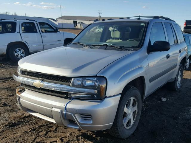 1GNDT13SX52383007 - 2005 CHEVROLET TRAILBLAZE SILVER photo 2