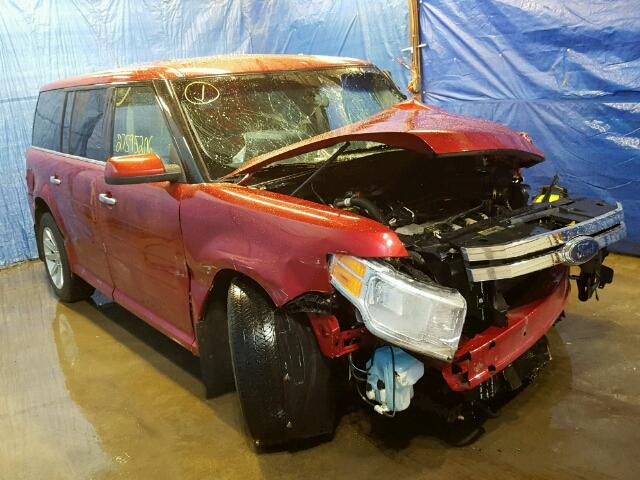 2FMEK62C89BB07010 - 2009 FORD FLEX SEL RED photo 1