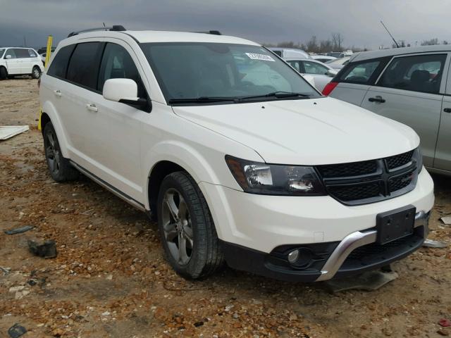 3C4PDDGG6FT512225 - 2015 DODGE JOURNEY CR WHITE photo 1