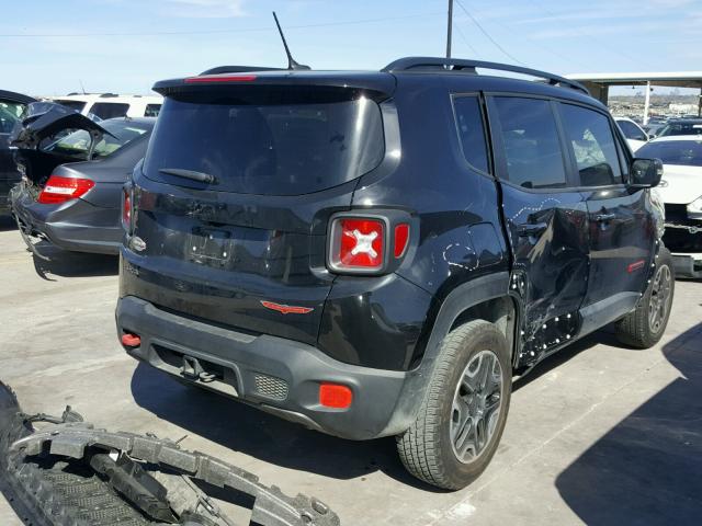 ZACCJBCT8GPD47916 - 2016 JEEP RENEGADE T BLACK photo 4