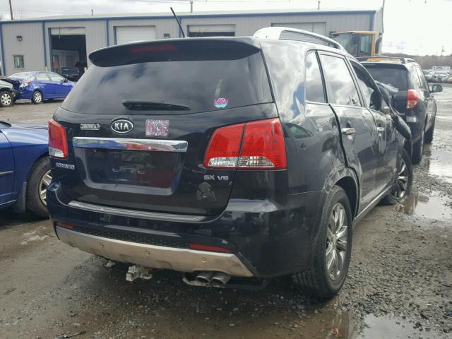 5XYKWDA21CG307092 - 2012 KIA SORENTO SX BLACK photo 4