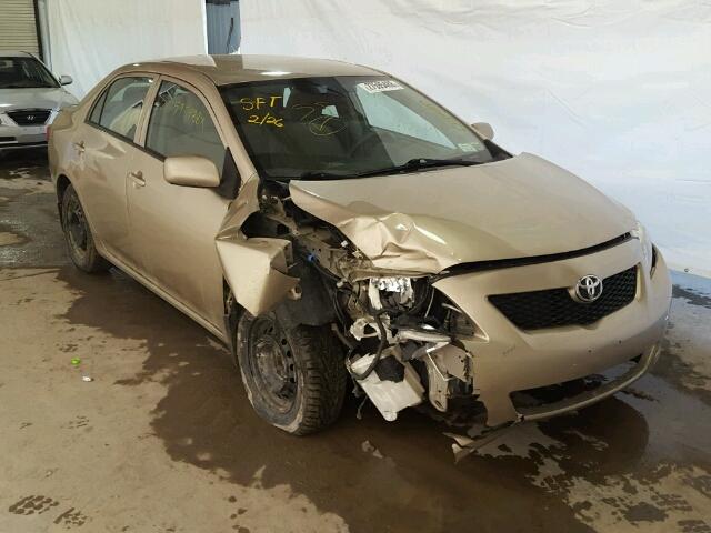 2T1BU4EE3AC497450 - 2010 TOYOTA COROLLA BA GOLD photo 1