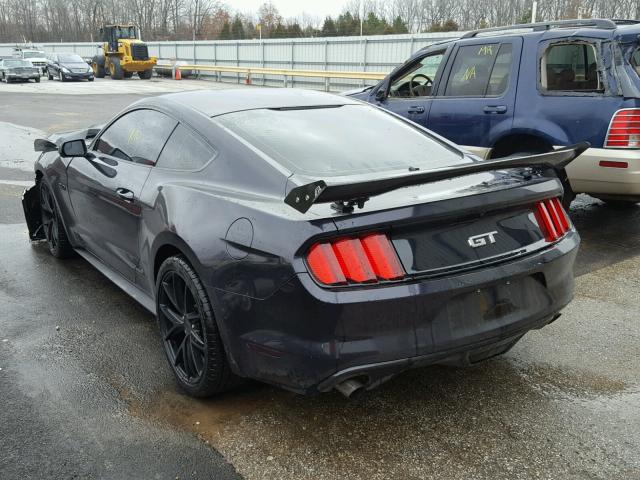 1FA6P8CF8G5317631 - 2016 FORD MUSTANG GT PURPLE photo 3