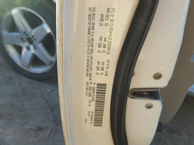 1B3HB78K17D167466 - 2007 DODGE CALIBER R/ WHITE photo 10