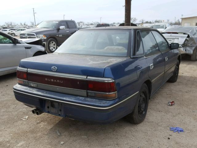 JF2BC63C1LH625782 - 1990 SUBARU LEGACY L BLUE photo 4