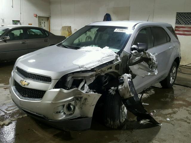 2GNALBEK1D6357662 - 2013 CHEVROLET EQUINOX LS SILVER photo 2