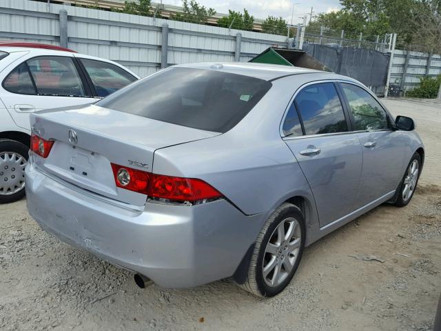 JH4CL96835C007034 - 2005 ACURA TSX SILVER photo 4