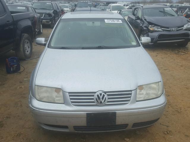 3VWSE69M64M000393 - 2004 VOLKSWAGEN JETTA GLS SILVER photo 9