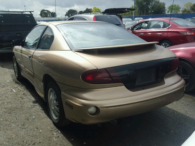 1G2JB1245Y7103345 - 2000 PONTIAC SUNFIRE SE GOLD photo 3