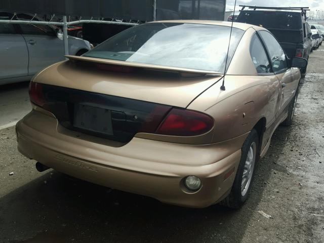 1G2JB1245Y7103345 - 2000 PONTIAC SUNFIRE SE GOLD photo 4