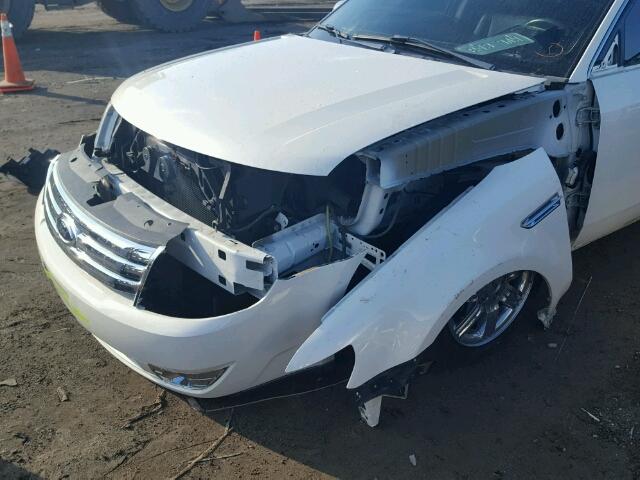 1FAHP25WX9G118848 - 2009 FORD TAURUS LIM WHITE photo 9