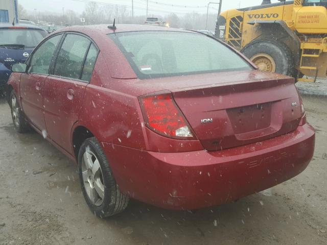 1G8AL58B47Z180808 - 2007 SATURN ION LEVEL RED photo 3