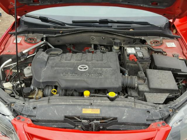 1YVHP84C155M67644 - 2005 MAZDA 6 I RED photo 7