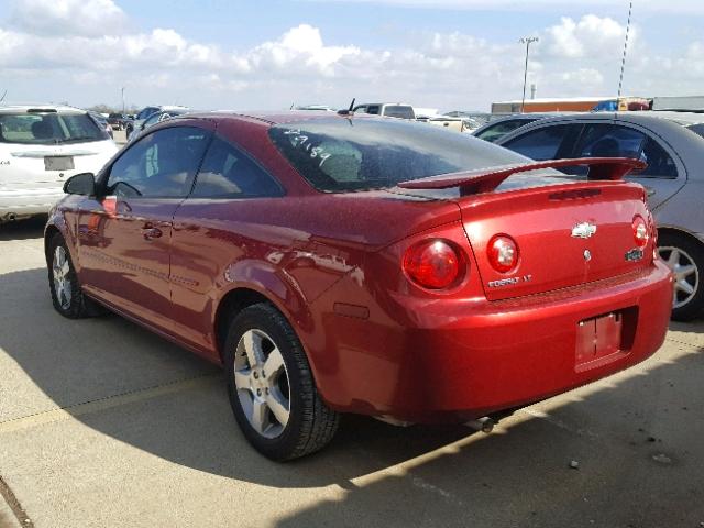 1G1AD1F53A7151238 - 2010 CHEVROLET COBALT 1LT RED photo 3