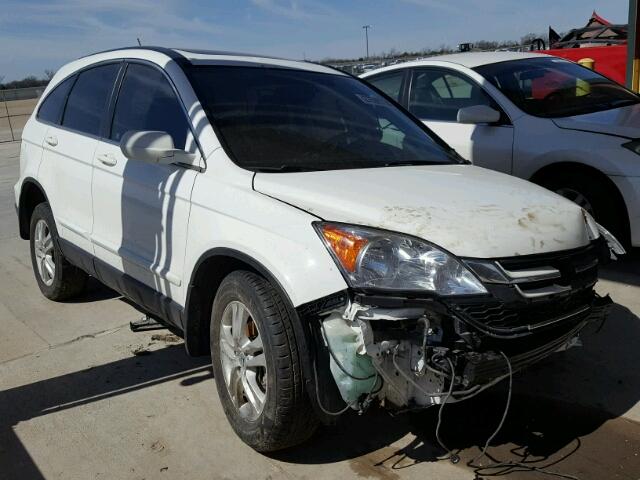 5J6RE3H78BL008323 - 2011 HONDA CR-V EXL WHITE photo 1