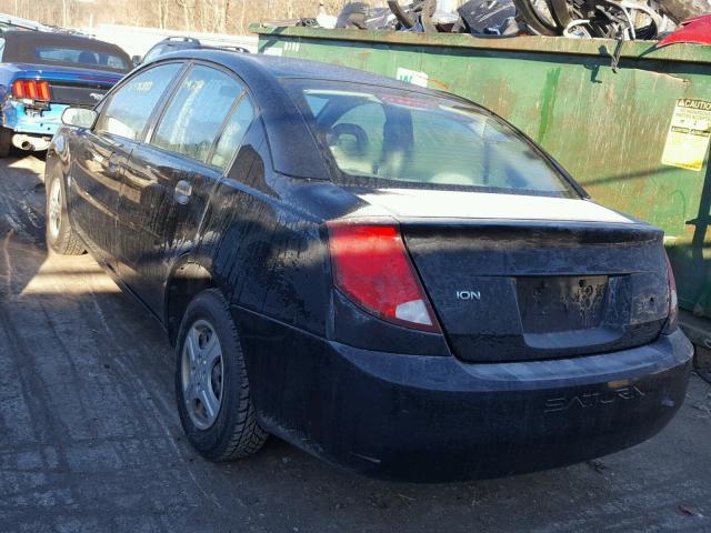 1G8AG52F34Z137279 - 2004 SATURN ION LEVEL შავი ფოტო 3