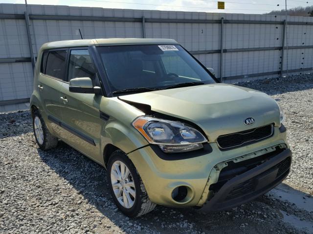 KNDJT2A68D7531387 - 2013 KIA SOUL GREEN photo 1