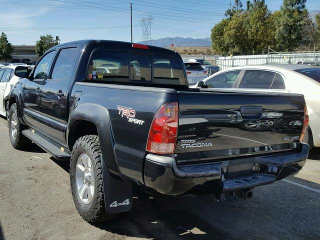 3TMLU42N06M008574 - 2006 TOYOTA TACOMA DOU BLACK photo 3