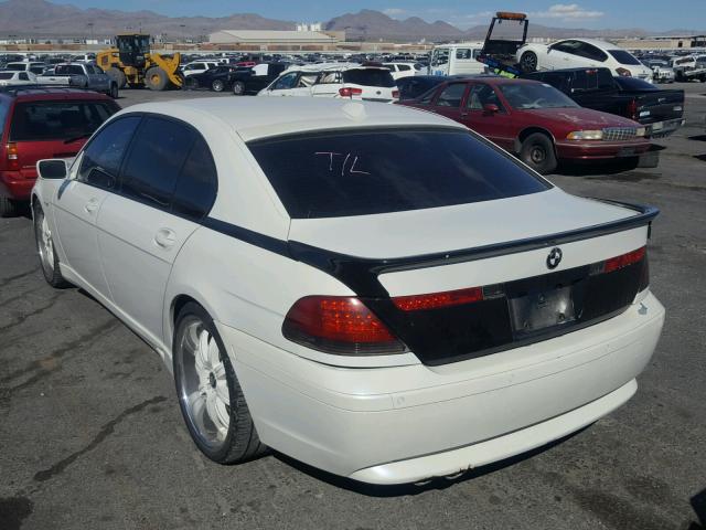 WBAGN63474DS51465 - 2004 BMW 745 LI WHITE photo 3