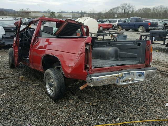 1N6SD11S1SC429973 - 1995 NISSAN TRUCK E/XE RED photo 3