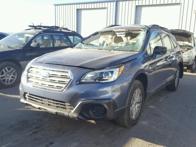 4S4BSAAC8H3347907 - 2017 SUBARU OUTBACK 2. BLUE photo 2