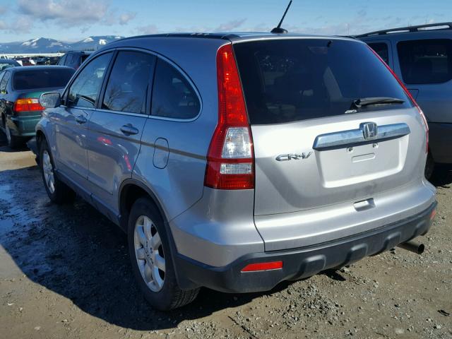 JHLRE48788C052586 - 2008 HONDA CR-V EXL SILVER photo 3