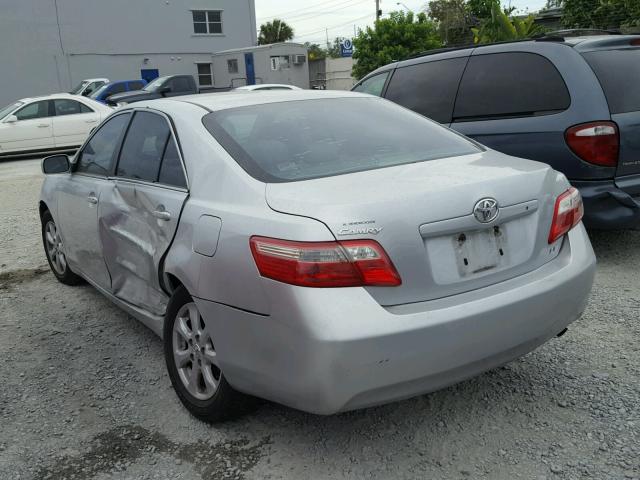 4T1BE46K97U130691 - 2007 TOYOTA CAMRY NEW SILVER photo 3