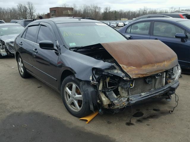 1HGCM56855A130032 - 2005 HONDA ACCORD EX BLACK photo 1