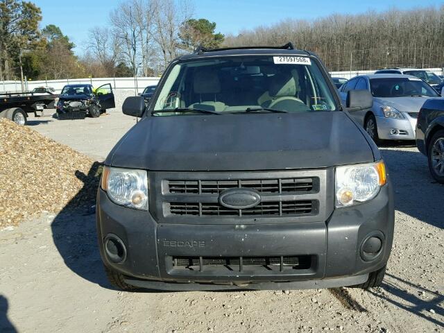 1FMCU93108KE21366 - 2008 FORD ESCAPE XLT BLACK photo 9