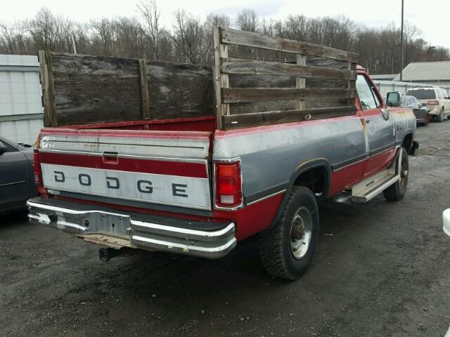 1B7KM26C5MS301917 - 1991 DODGE W-SERIES W TWO TONE photo 4