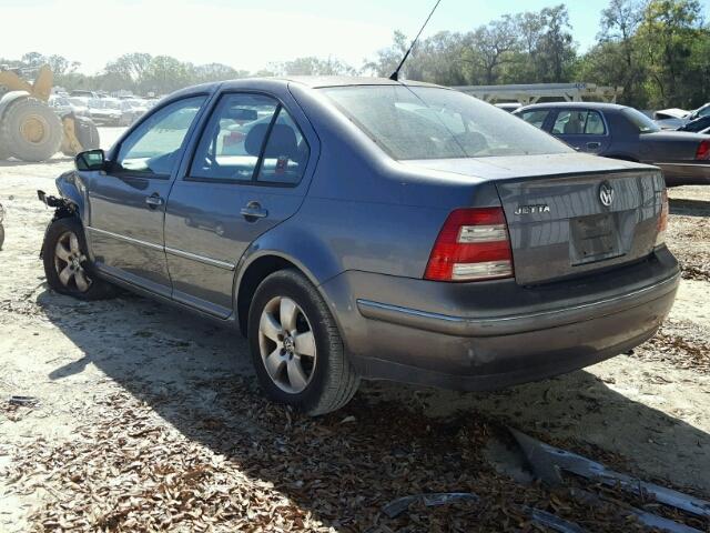 3VWSR69M54M074294 - 2004 VOLKSWAGEN JETTA GLS GRAY photo 3