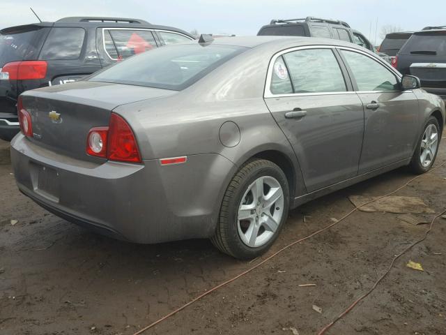 1G1ZA5EUXCF218003 - 2012 CHEVROLET MALIBU LS ყავისფერი ფოტო 4