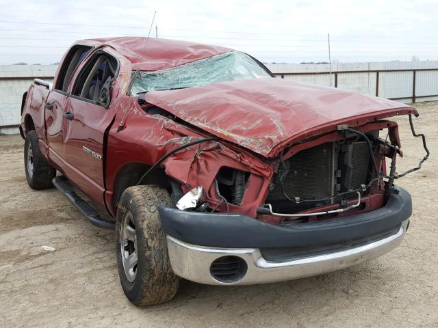 1D7HA18K97J593766 - 2007 DODGE RAM 1500 S RED photo 1