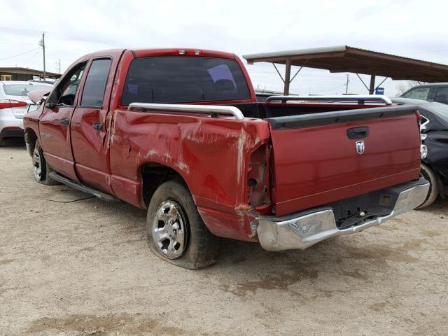 1D7HA18K97J593766 - 2007 DODGE RAM 1500 S RED photo 3