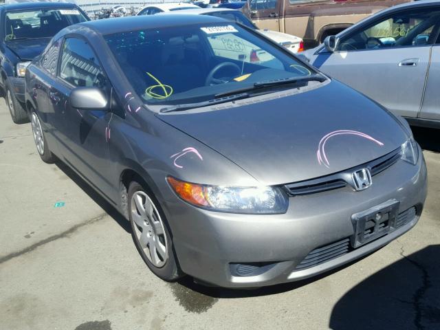 2HGFG12686H564854 - 2006 HONDA CIVIC LX GRAY photo 1