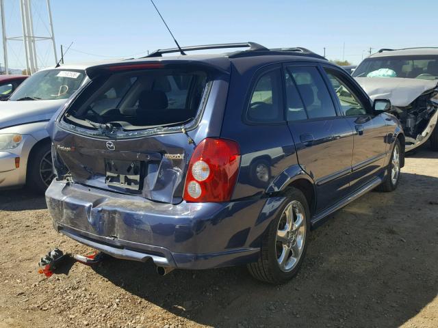 JM1BJ246421475244 - 2002 MAZDA PROTEGE PR BLUE photo 4