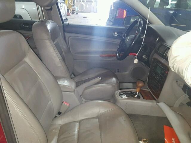WVWWH63B13E009879 - 2003 VOLKSWAGEN PASSAT GLX 勃艮第红 照片 5