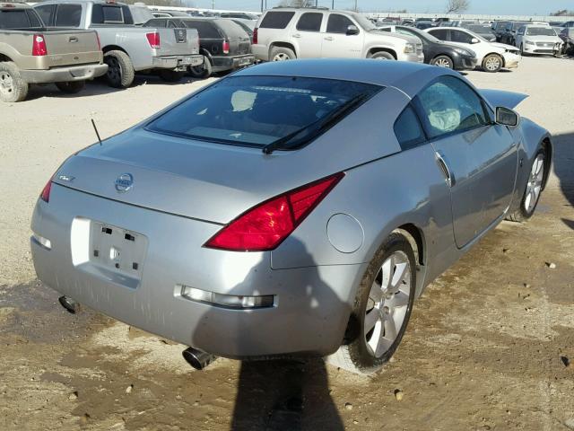 JN1AZ34D03T102574 - 2003 NISSAN 350Z COUPE SILVER photo 4