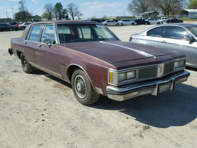 1G3AX69Y9DM915195 - 1983 OLDSMOBILE 98 REGENCY MAROON photo 1