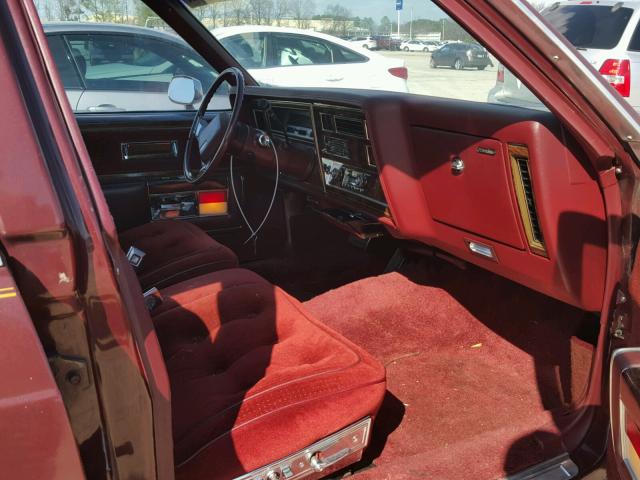 1G3AX69Y9DM915195 - 1983 OLDSMOBILE 98 REGENCY MAROON photo 5