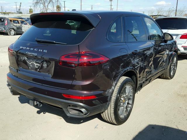 WP1AA2A24HKA80348 - 2017 PORSCHE CAYENNE BROWN photo 4