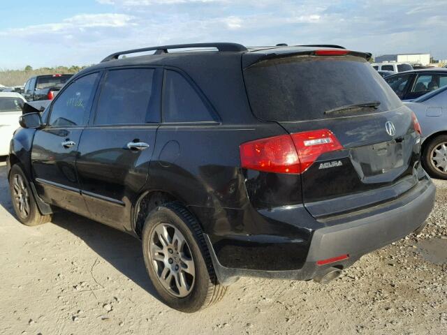 2HNYD28499H502356 - 2009 ACURA MDX TECHNO BLACK photo 3