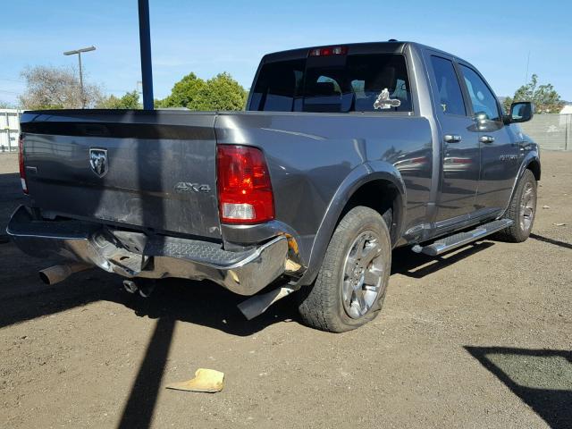 1C6RD7JT4CS272869 - 2012 DODGE RAM 1500 L GRAY photo 4