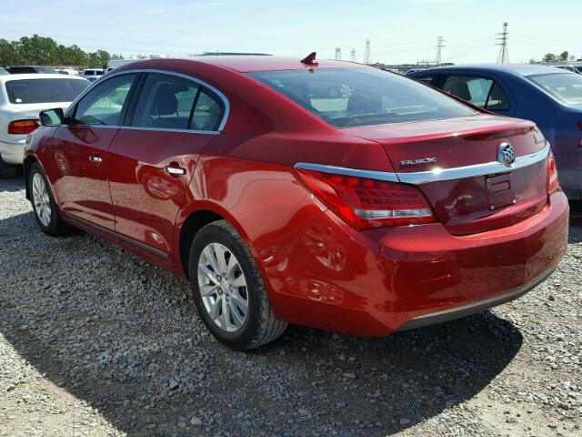 1G4GB5GR7EF206796 - 2014 BUICK LACROSSE RED photo 3