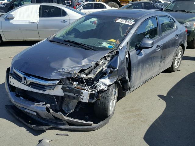 19XFB2F84CE351048 - 2012 HONDA CIVIC EX Boz foto 2