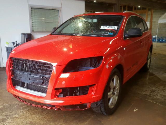 WA1CV74L39D010758 - 2009 AUDI Q7 4.2 QUA RED photo 2